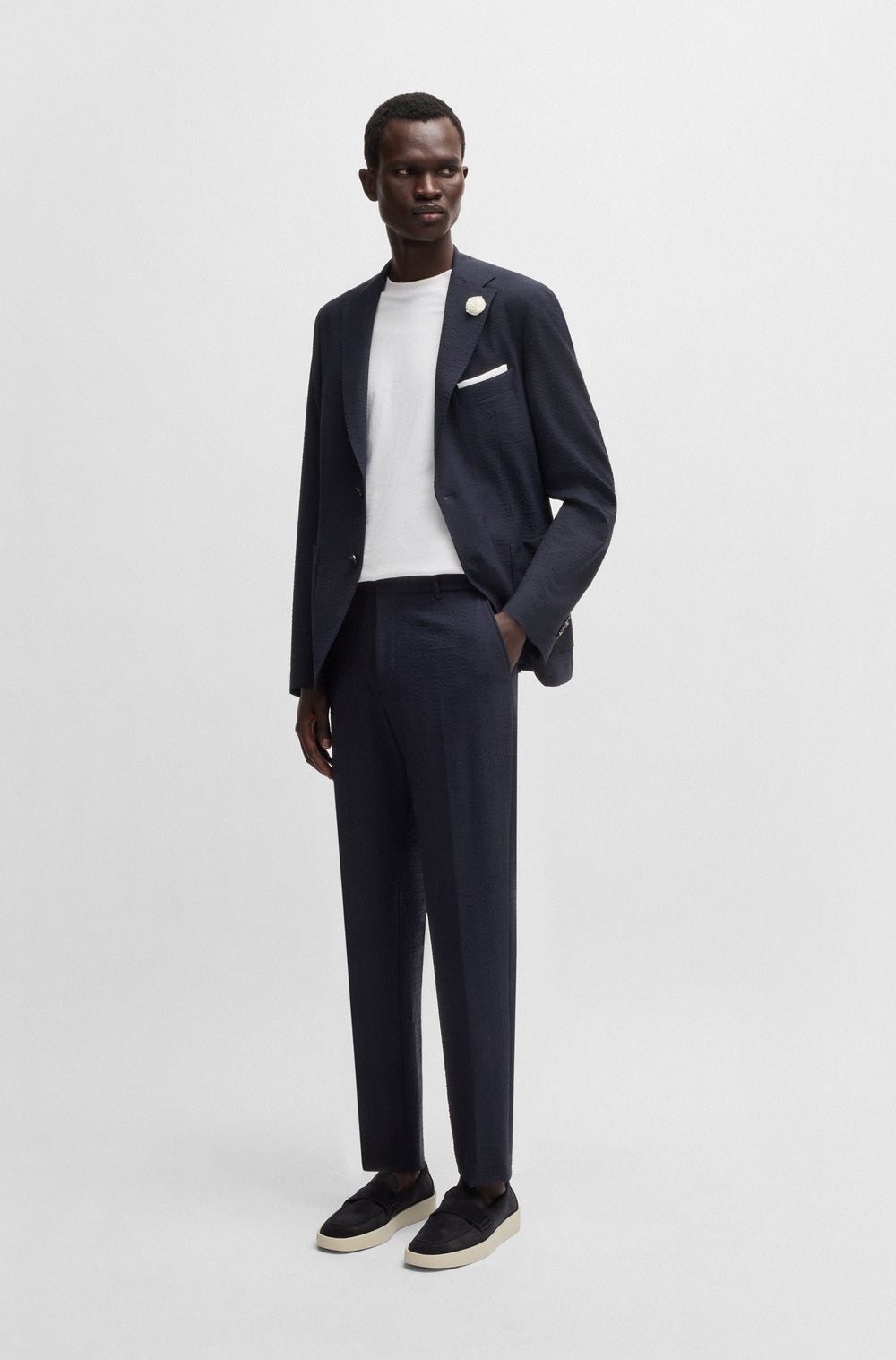 BOSS Blazers Slim Fit - C-HANRY-252 50540784- Concorde Fashion#color_navy-404