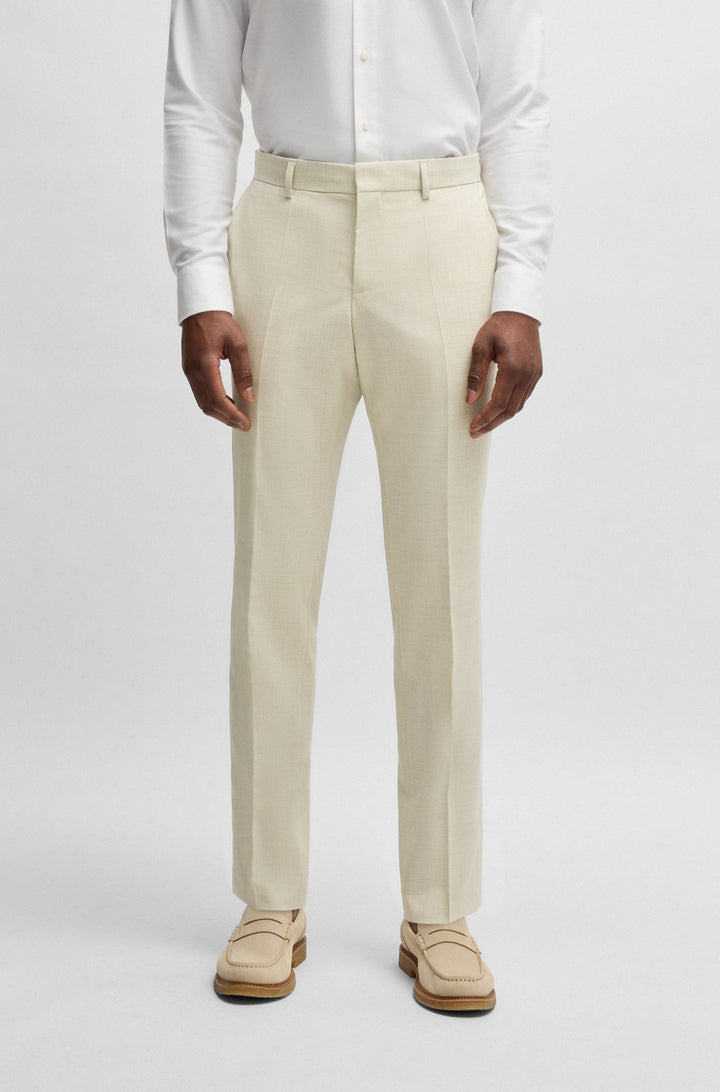 BOSS Trousers  - H-GENIUS-252 50540713- Concorde Fashion#color_white-131
