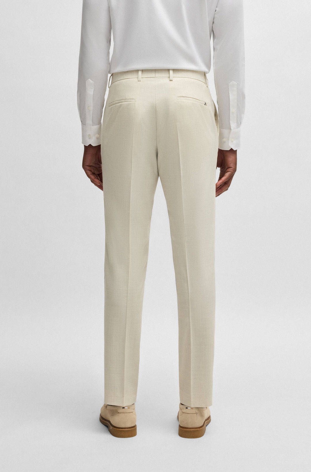 BOSS Trousers  - H-GENIUS-252 50540713- Concorde Fashion#color_white-131