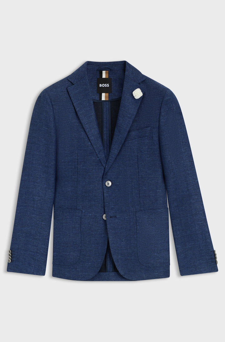 BOSS Blazers Slim Fit - C-HANRY-252 50540724- Concorde Fashion#color_navy-404