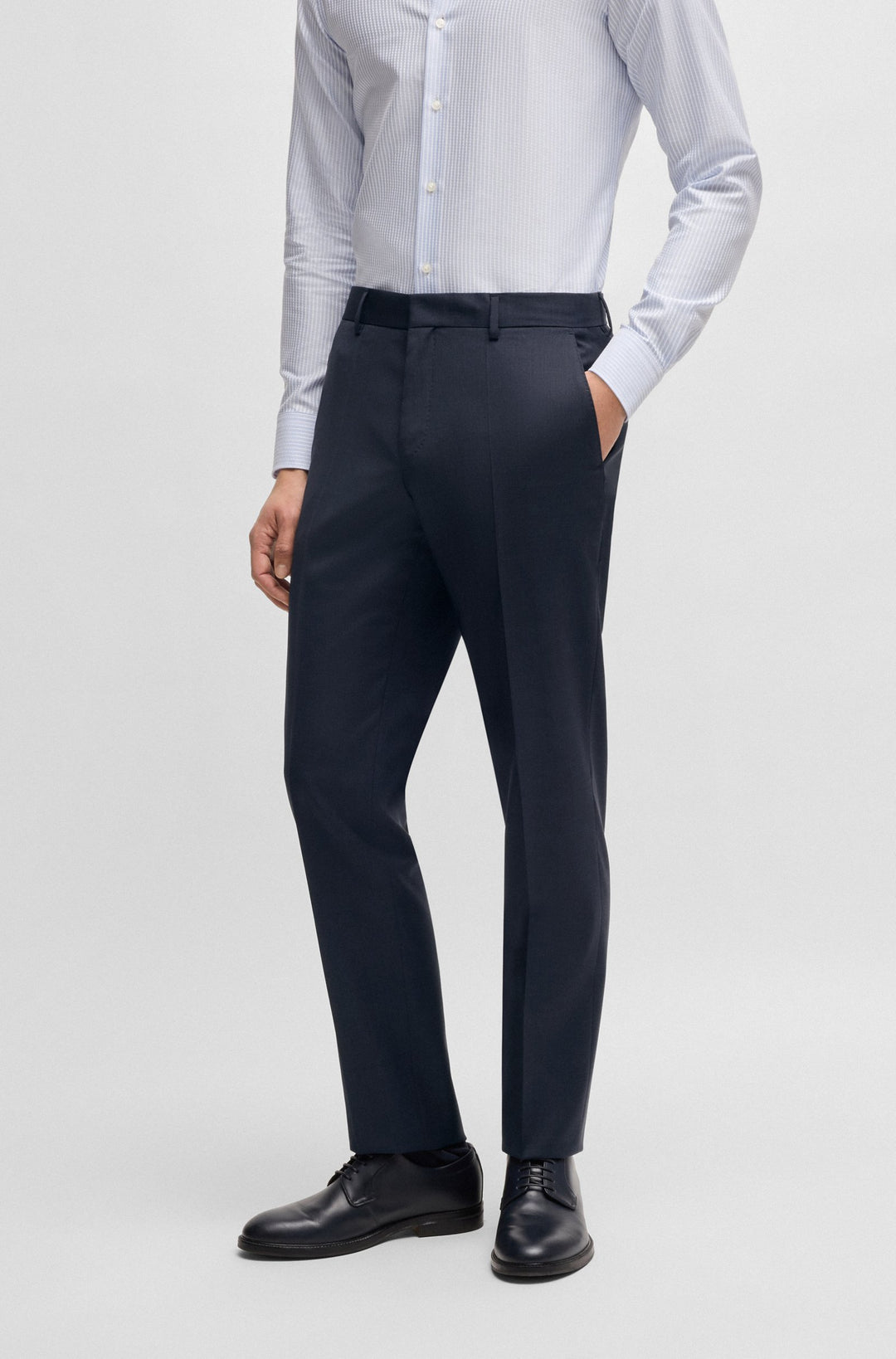 BOSS Suits Slim Fit - H-HUGE-2PCS-224 50540588- Concorde Fashion#color_navy-404