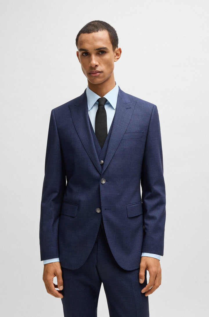 BOSS Suits Regular Fit - H-JECKSON-3PCS-241 50540768- Concorde Fashion#color_navy-404