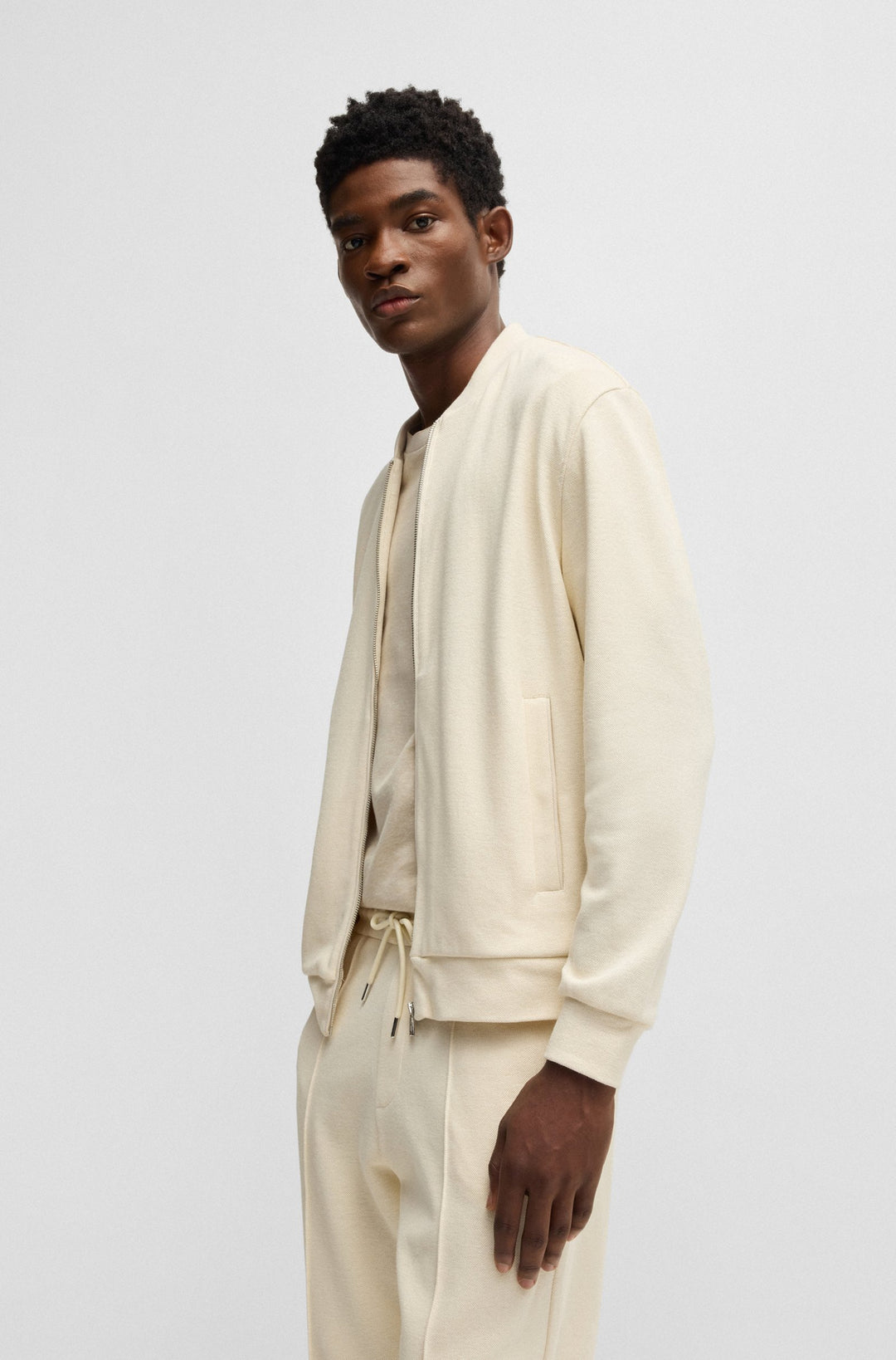 BOSS Sweatshirts Regular Fit - H-SKILES 60 50536766- Concorde Fashion#color_white-131