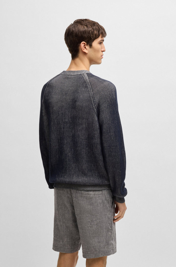 BOSS Sweaters Regular Fit - H-JILBERTO 50540632- Concorde Fashion#color_navy-404