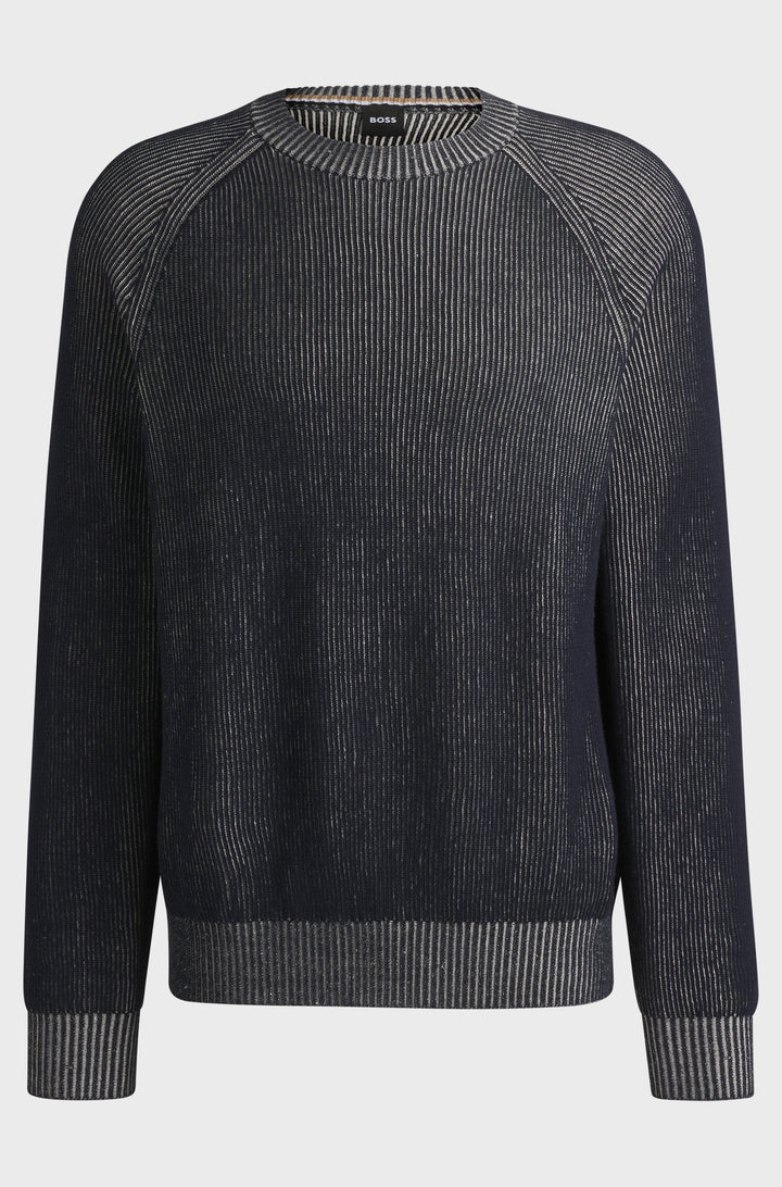 BOSS Sweaters Regular Fit - H-JILBERTO 50540632- Concorde Fashion#color_navy-404