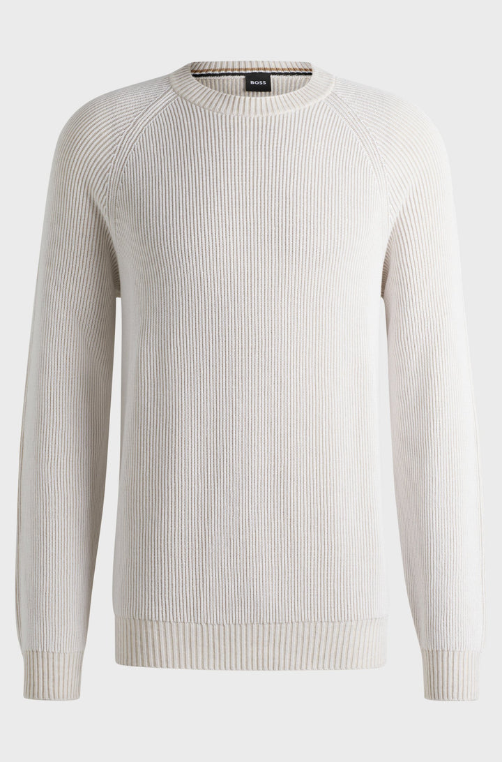 BOSS Sweaters Regular Fit - H-JILBERTO 50540632- Concorde Fashion#color_white-100