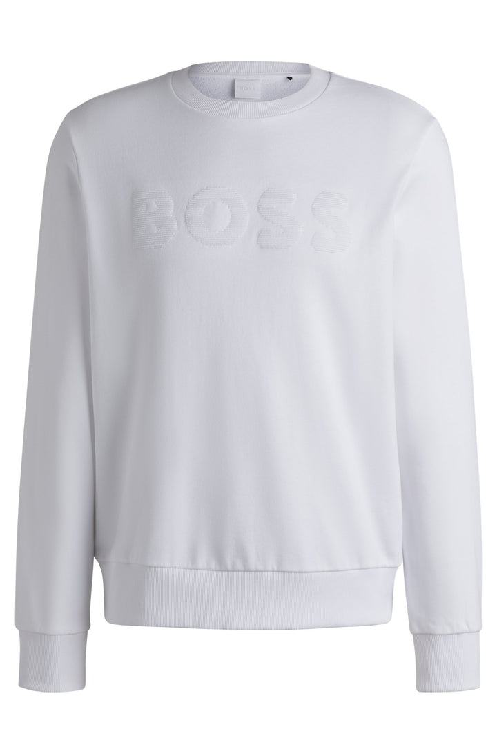BOSS Sweatshirts Regular Fit - C-SOLERI 120 50536797- Concorde Fashion#color_white-100
