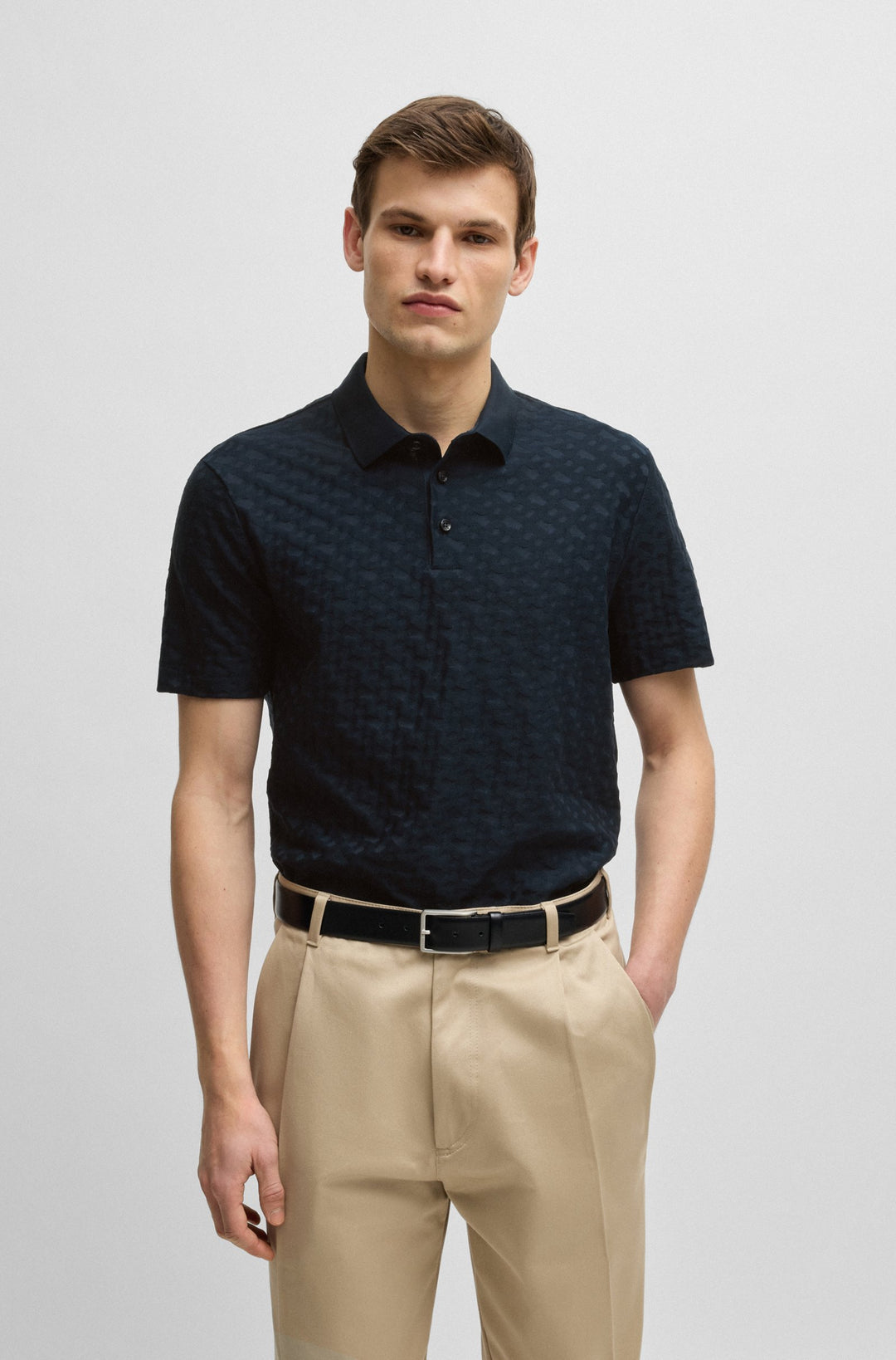 BOSS Polos Regular Fit - H-PACK 80 50537132- Concorde Fashion#color_navy-404