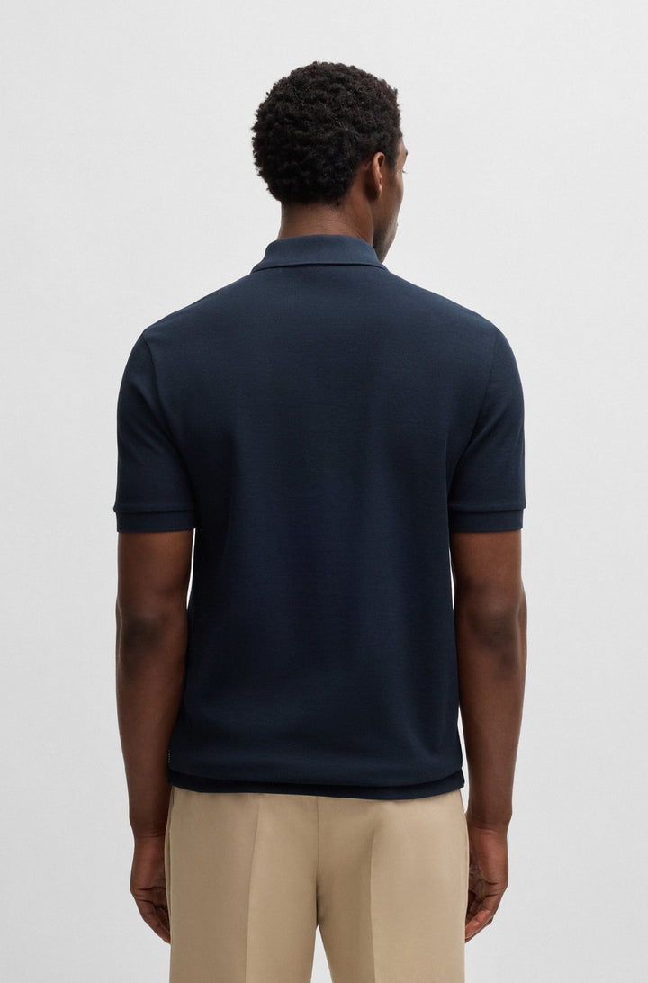 BOSS Polos Regular Fit - H-PARAS 120 50536768- Concorde Fashion#color_navy-404