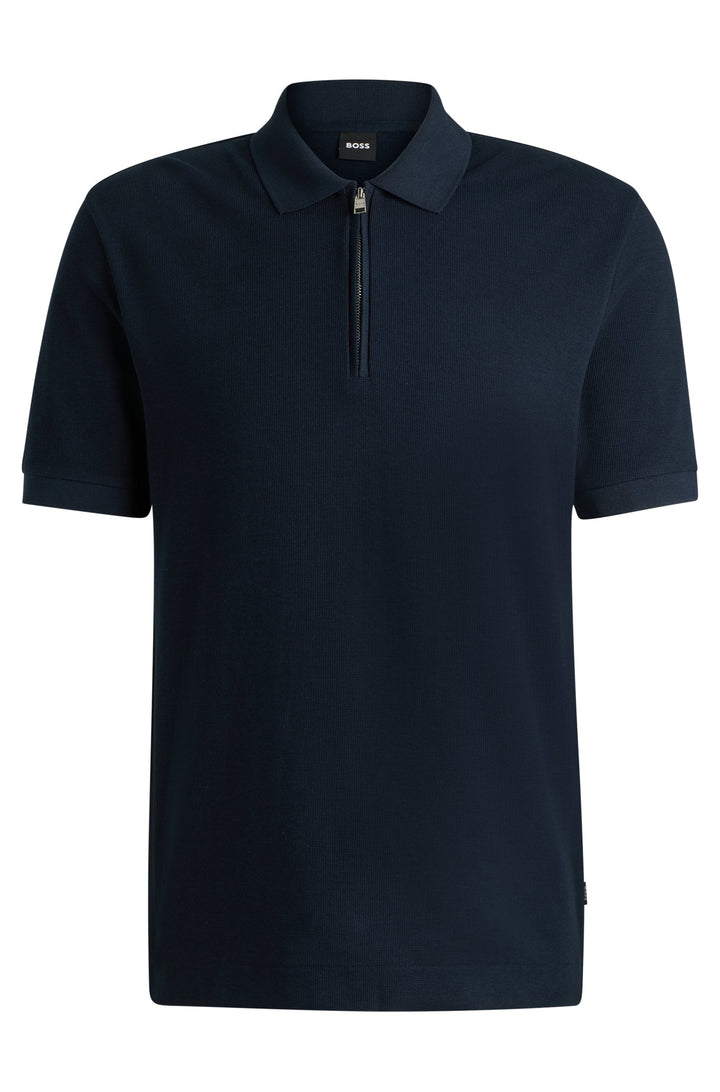 BOSS Polos Regular Fit - H-PARAS 120 50536768- Concorde Fashion#color_navy-404