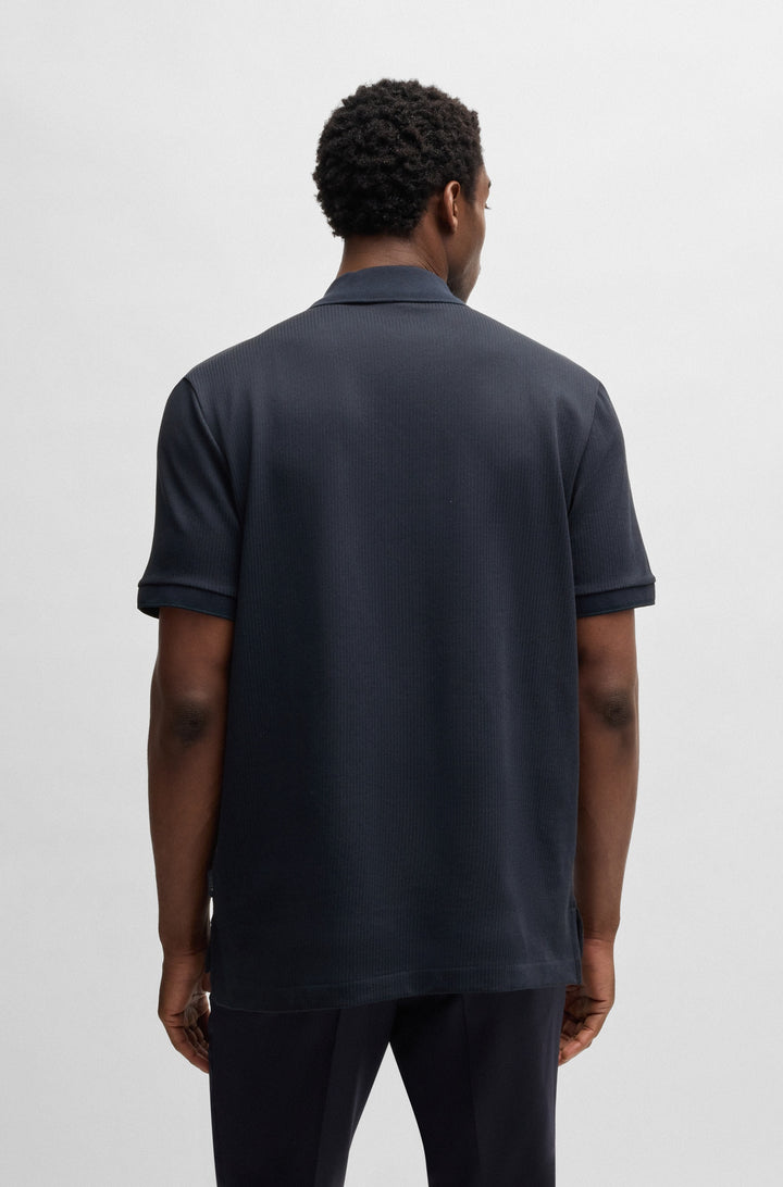 BOSS Polos Regular Fit in Cotton Mix - P-PARAS 25 10271426 01-50537494- Concorde Fashion#color_navy-404