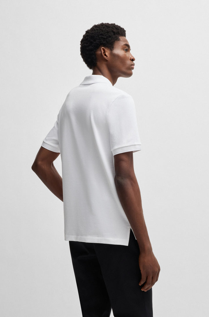 BOSS Polos Regular Fit in Cotton Mix - P-PARAS 25 10271426 01-50537494- Concorde Fashion#color_white-100