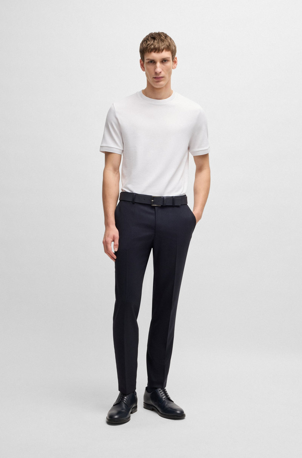 BOSS T-Shirts Regular Fit - P-TAUT 25 50537495- Concorde Fashion#color_white-100