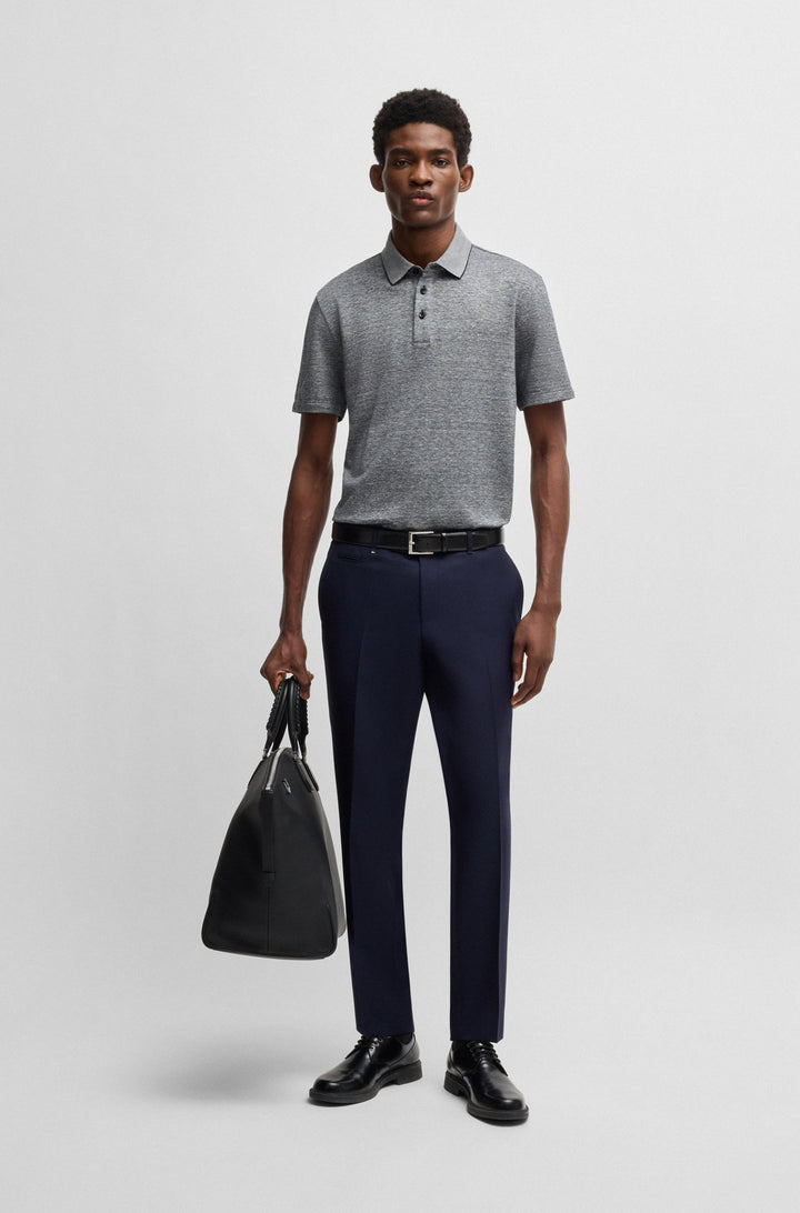 BOSS Polos Regular Fit - H-PRESS 28 50537501- Concorde Fashion#color_navy-404