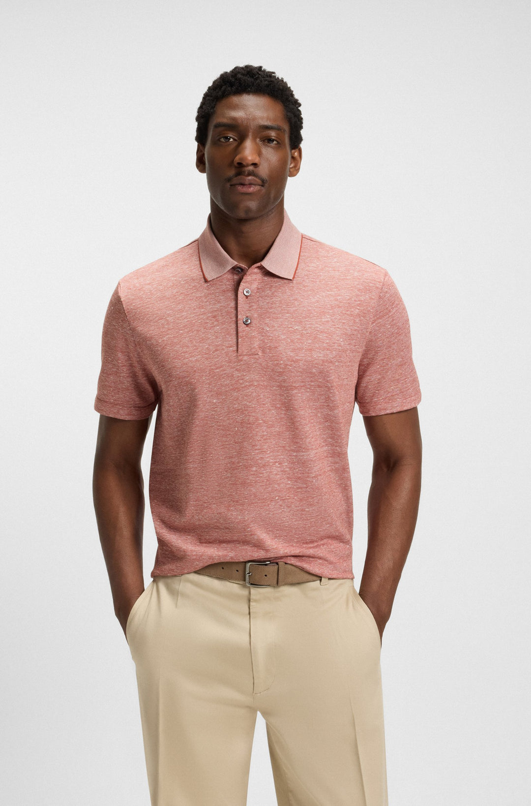 BOSS Polos Regular Fit - H-PRESS 28 50537501- Concorde Fashion#color_orange-806