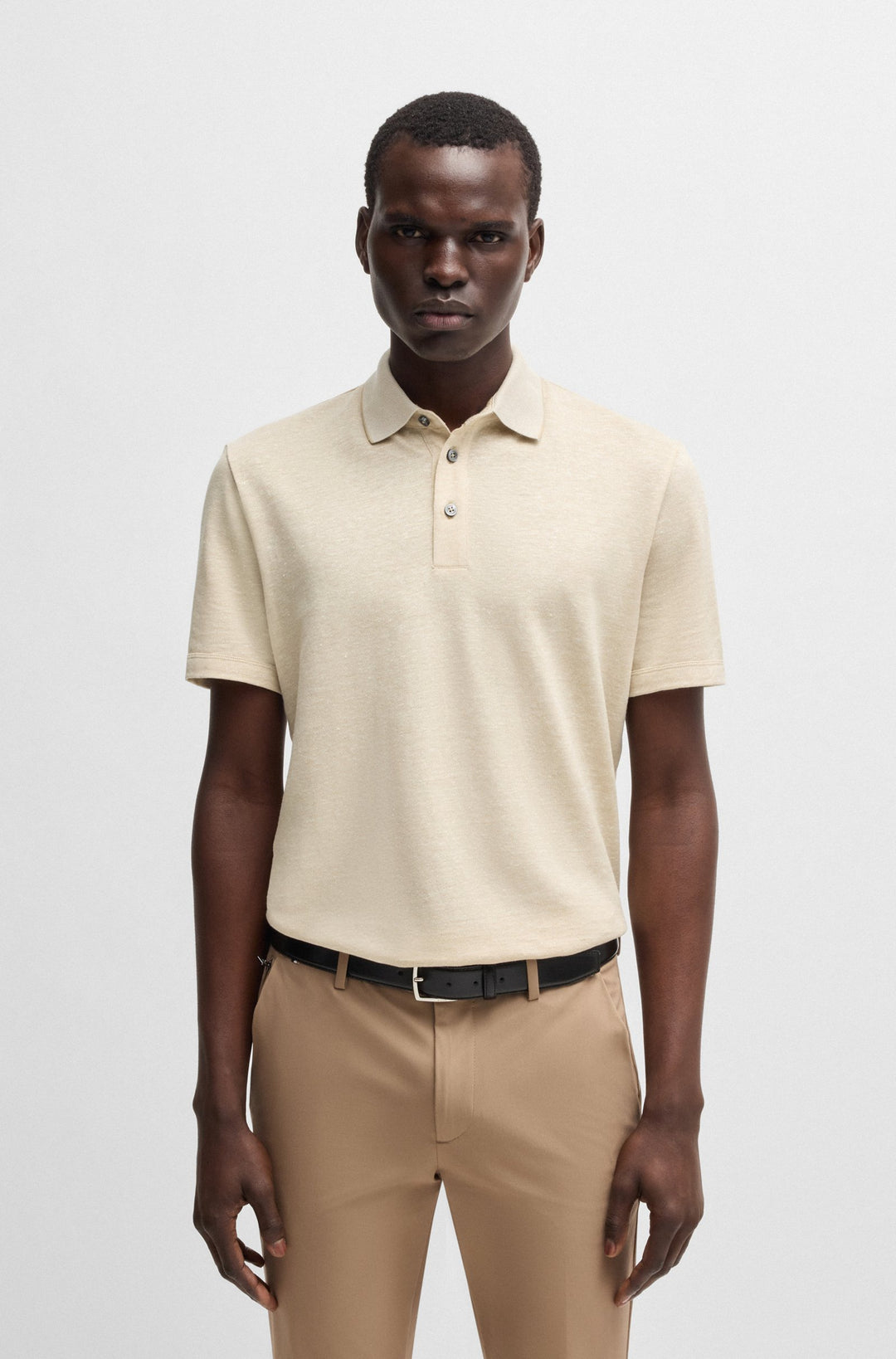 BOSS Polos Regular Fit - H-PRESS 28 50537501- Concorde Fashion#color_beige-275