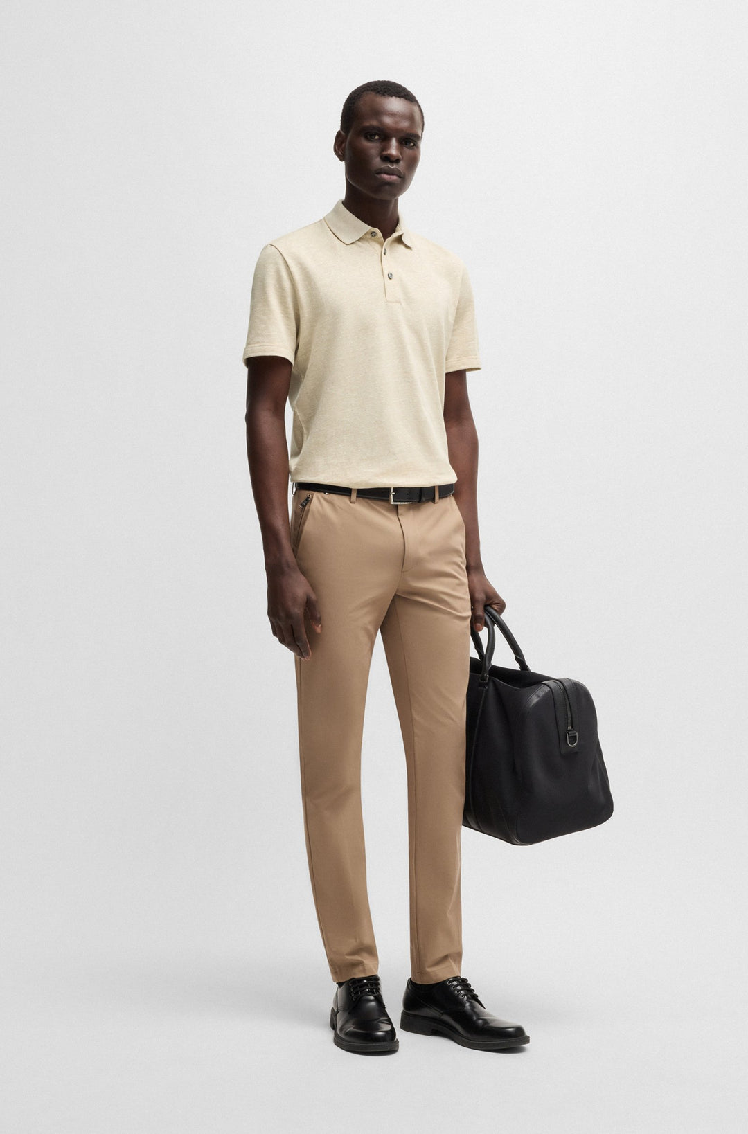 BOSS Polos Regular Fit - H-PRESS 28 50537501- Concorde Fashion#color_beige-275