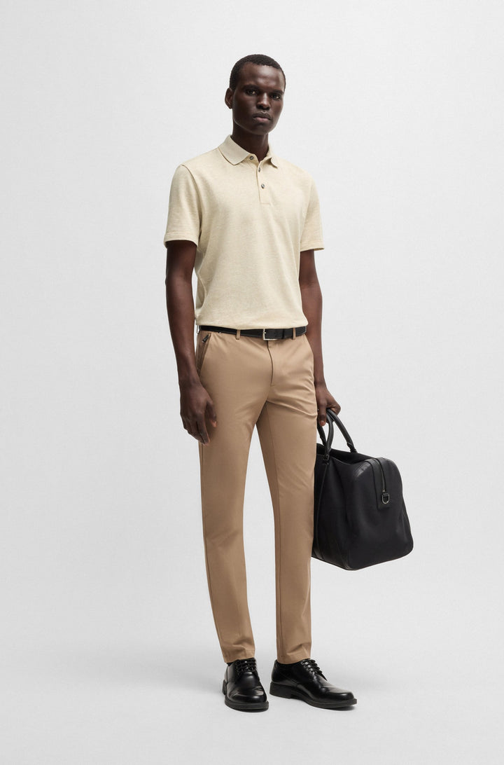 BOSS Polos Regular Fit - H-PRESS 28 50537501- Concorde Fashion#color_beige-275