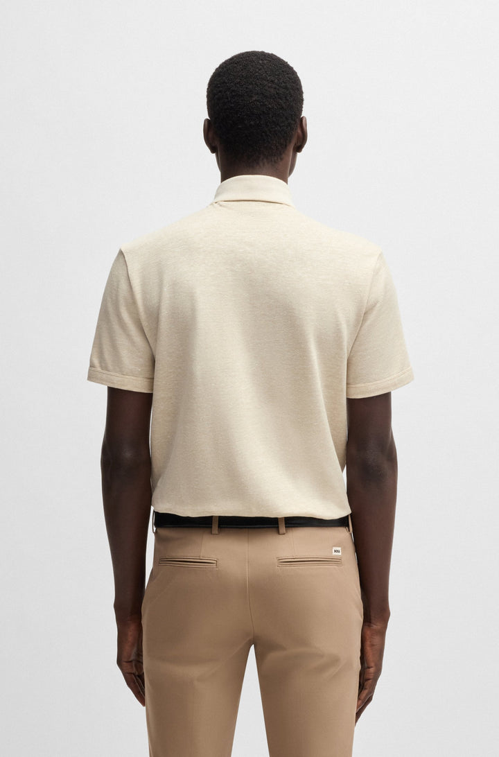 BOSS Polos Regular Fit - H-PRESS 28 50537501- Concorde Fashion#color_beige-275