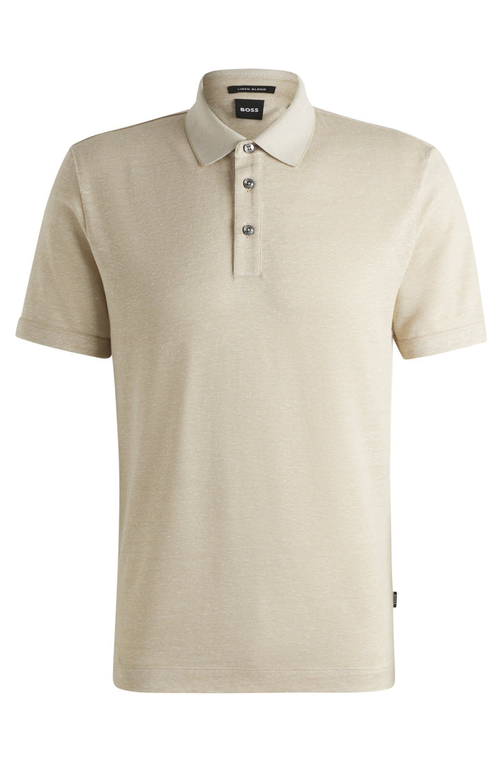 BOSS Polos Regular Fit - H-PRESS 28 50537501- Concorde Fashion#color_beige-275