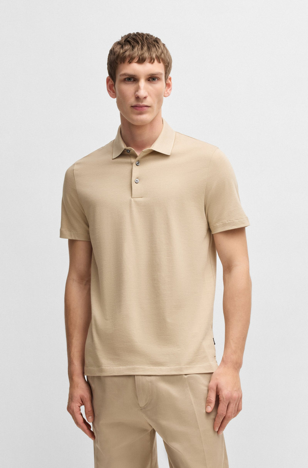 BOSS Polos Slim Fit - H-PITTON 145 50536853- Concorde Fashion#color_beige-275