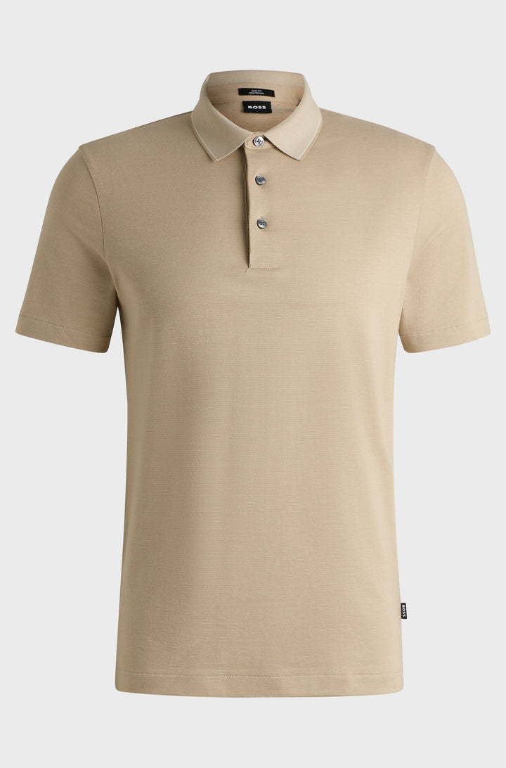BOSS Polos Slim Fit - H-PITTON 145 50536853- Concorde Fashion#color_beige-275