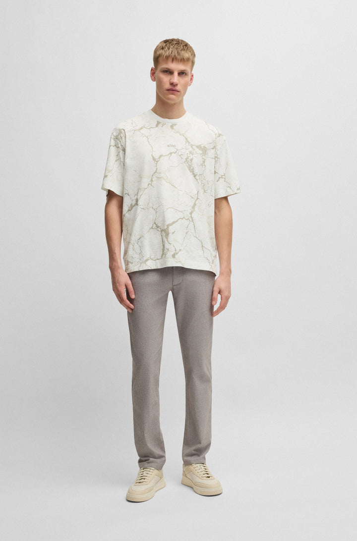 BOSS T-Shirts Relaxed Fit - TE_CRINKLEDESERT 50541105- Concorde Fashion#color_beige-271