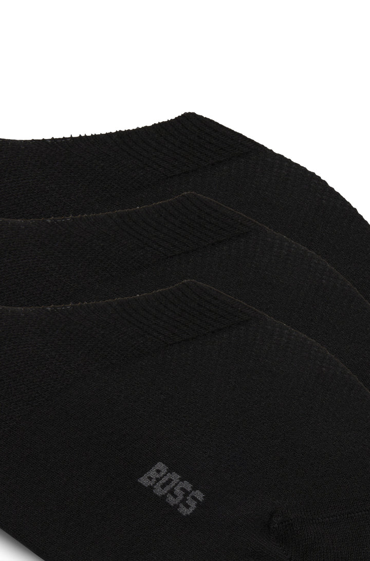 BOSS Socks  in Cotton Mix - 3P SL UNI CC 10271611 01-50541442- Concorde Fashion#color_black-001
