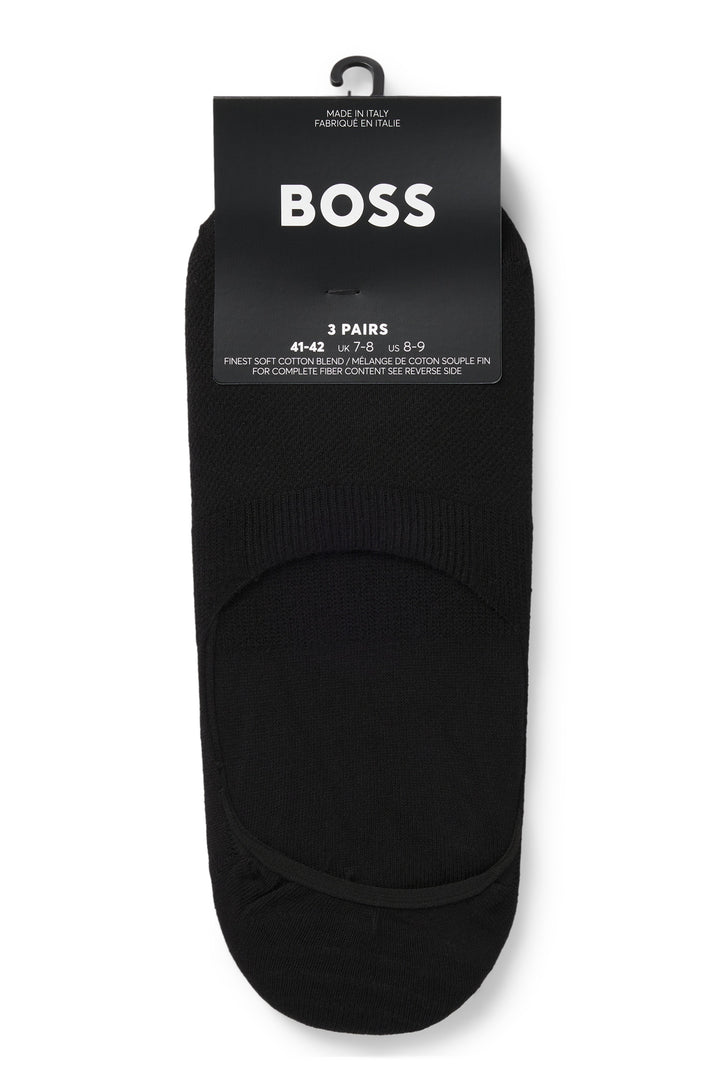 BOSS Socks  in Cotton Mix - 3P SL UNI CC 10271611 01-50541442- Concorde Fashion#color_black-001