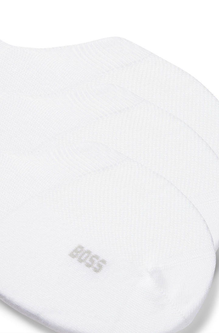 BOSS Socks  in Cotton Mix - 3P SL UNI CC 10271611 01-50541442- Concorde Fashion#color_white-100