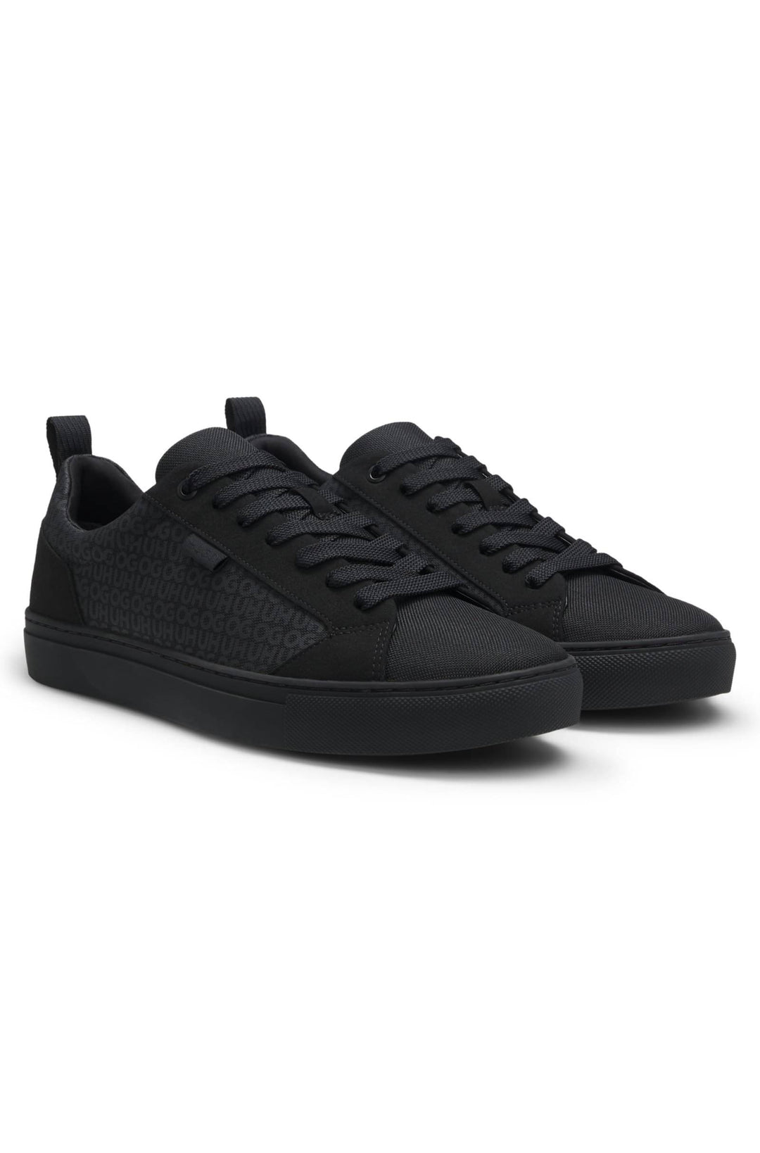 HUGO Sneakers Standard Sole - MORRIE_TENN_RNLG 50542667- Concorde Fashion#color_black-003