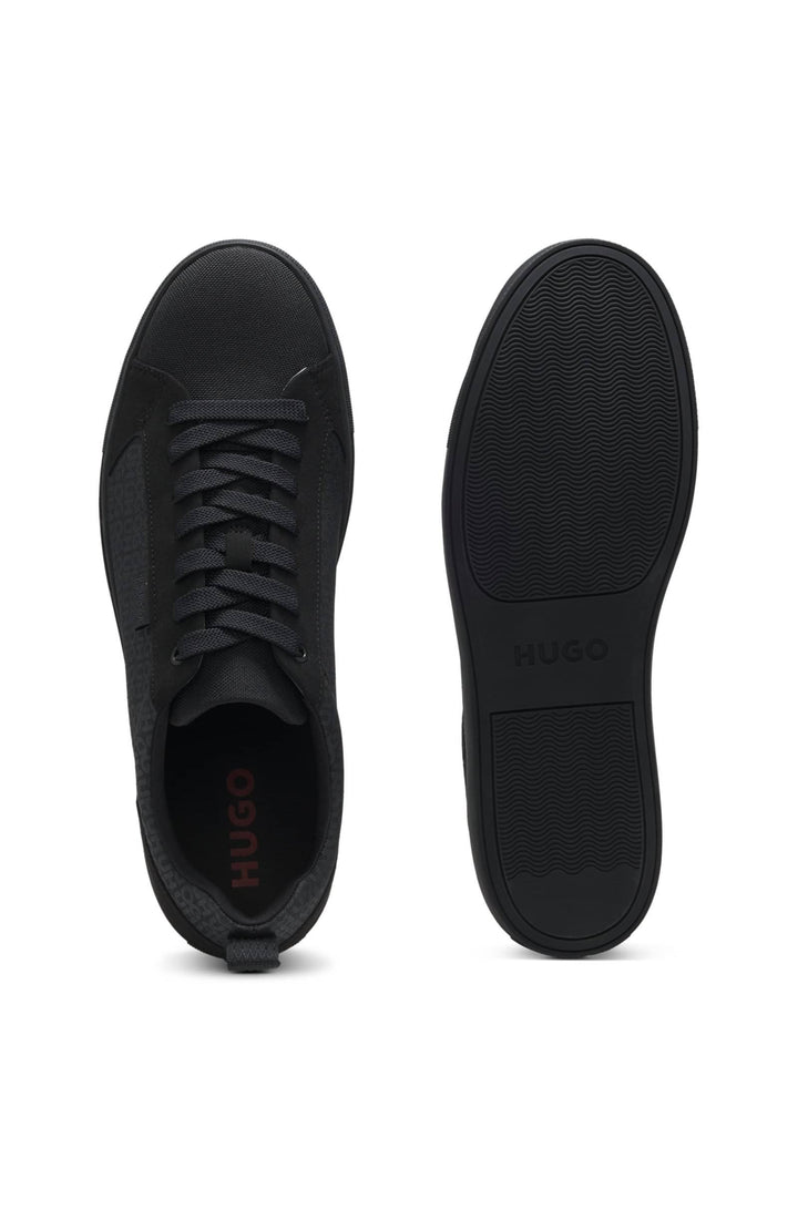 HUGO Sneakers Standard Sole - MORRIE_TENN_RNLG 50542667- Concorde Fashion#color_black-003