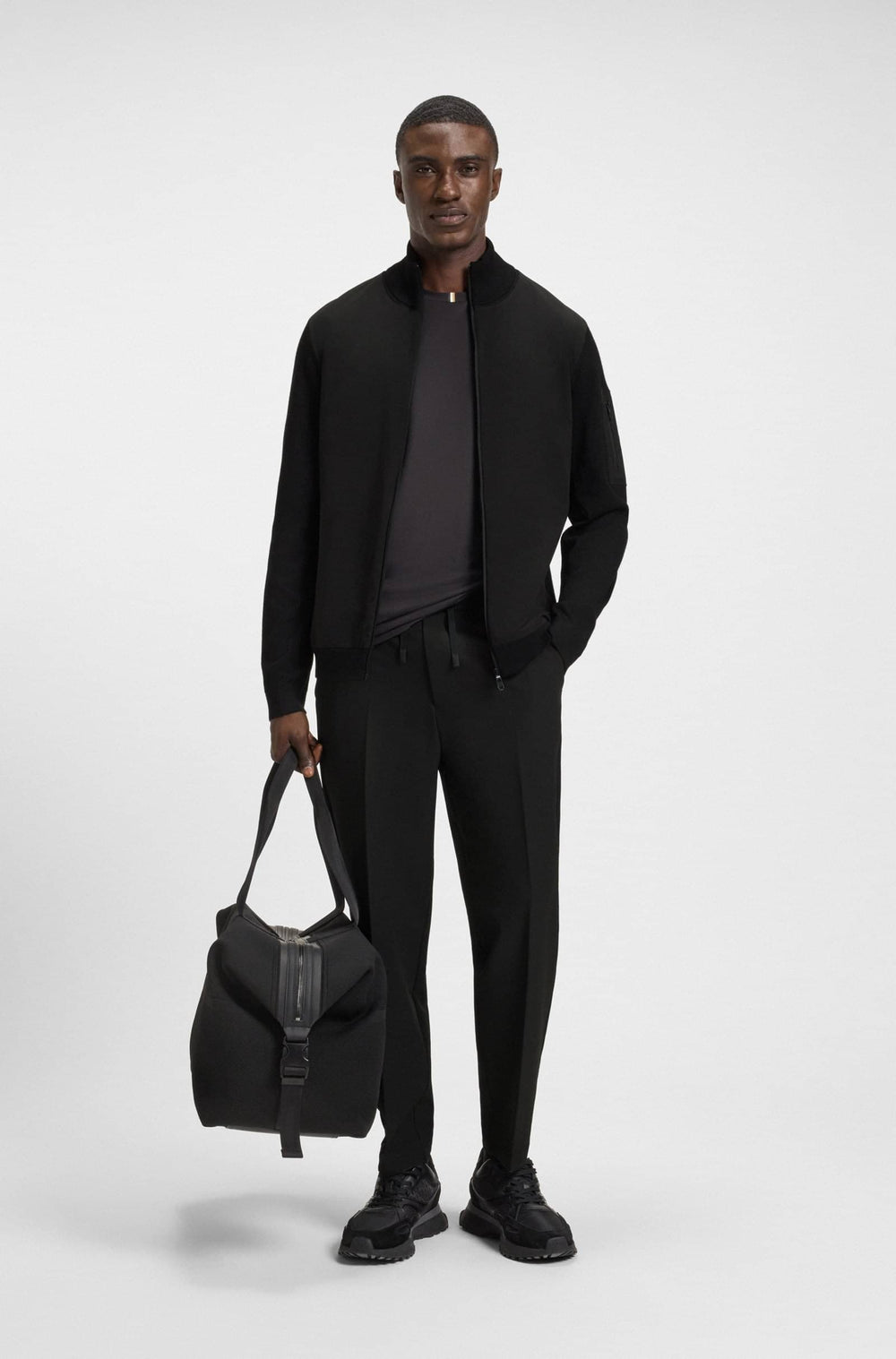 BOSS Casual Jackets Regular Fit - K_MOMENTUM-X HY 50541951- Concorde Fashion#color_black-001