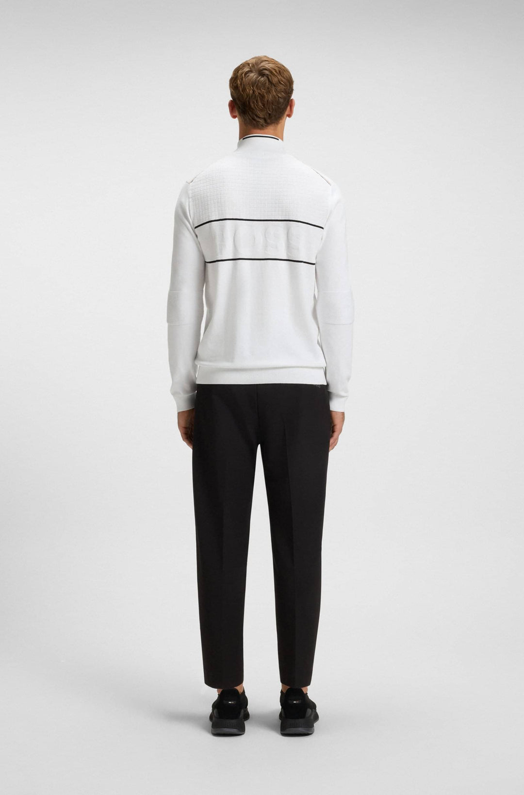 BOSS Sweaters Regular Fit - K_HYDRO QZ-1 50541953- Concorde Fashion#color_white-100