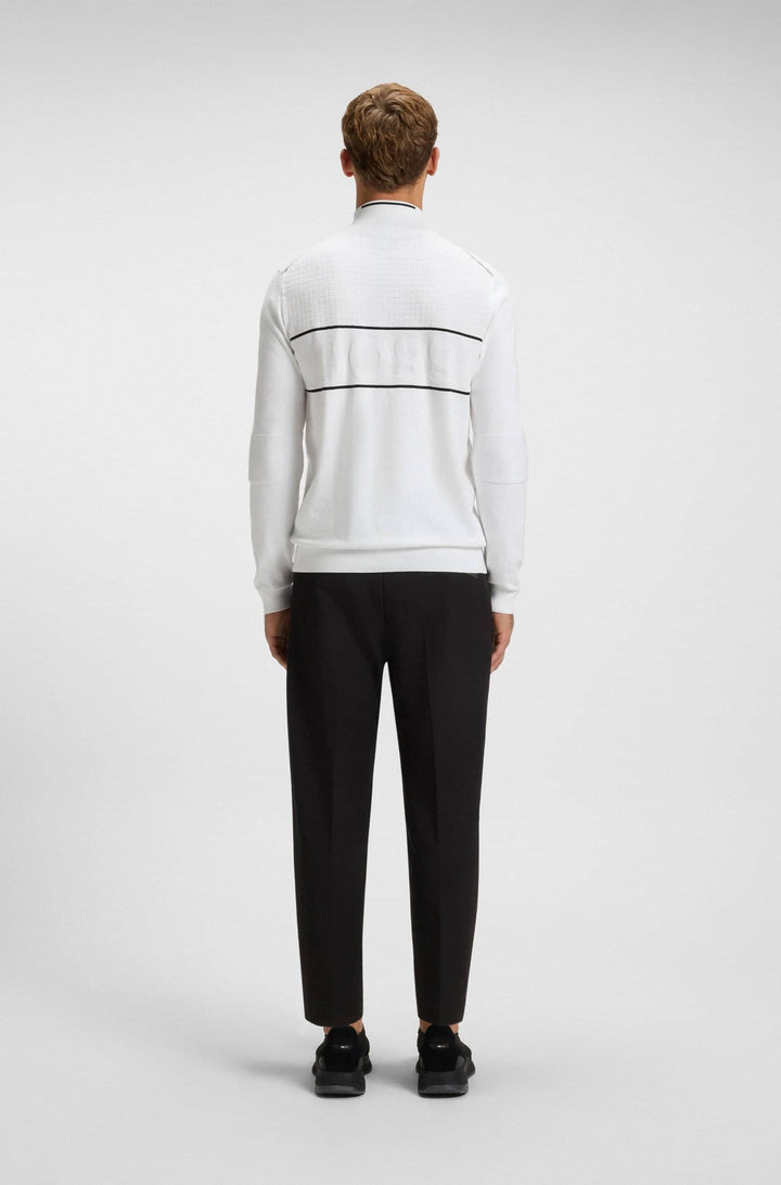 BOSS Sweaters Regular Fit - K_HYDRO QZ-1 50541953- Concorde Fashion#color_white-100