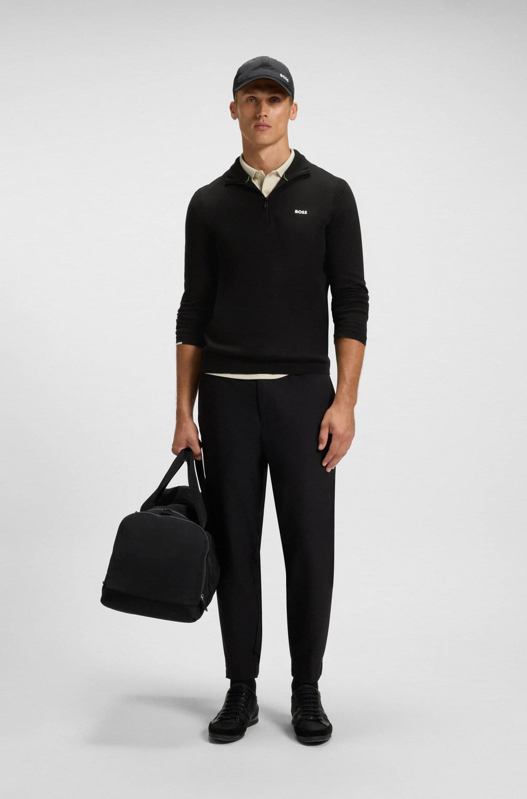 BOSS Sweaters Regular Fit - K_EVER-X QZ 50541965- Concorde Fashion#color_black-001