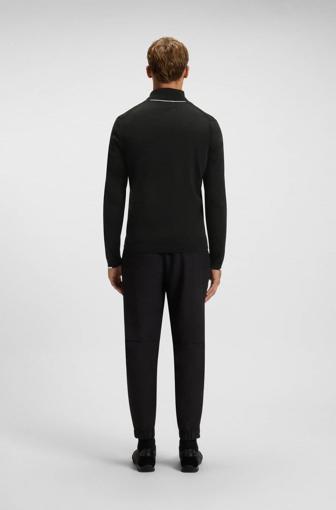 BOSS Sweaters Regular Fit - K_EVER-X QZ 50541965- Concorde Fashion#color_black-001