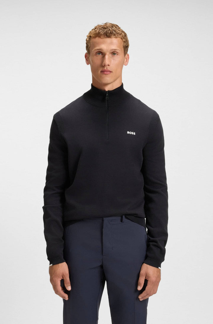 BOSS Sweaters Regular Fit - K_EVER-X QZ 50541965- Concorde Fashion#color_navy-402