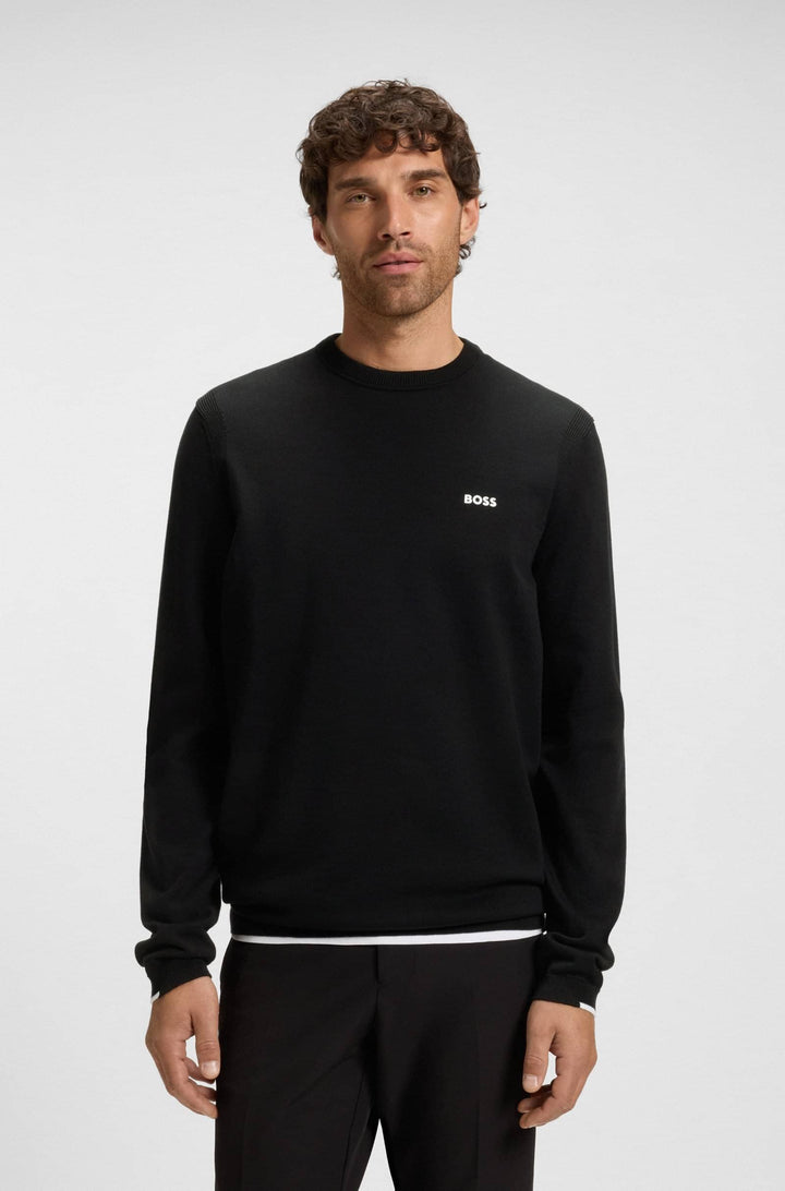 BOSS Sweaters Regular Fit - K_EVER-X CN 50541940- Concorde Fashion#color_black-001