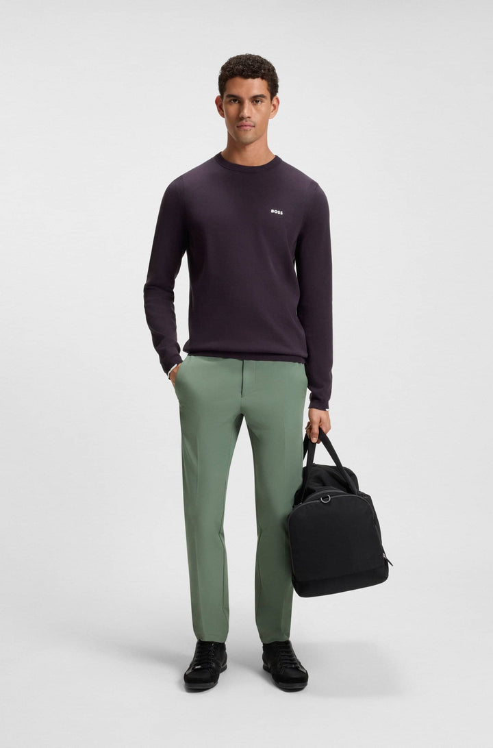 BOSS Sweaters Regular Fit - K_EVER-X CN 50541940- Concorde Fashion#color_purple-517