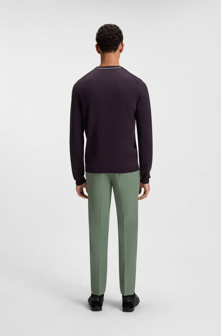 BOSS Sweaters Regular Fit - K_EVER-X CN 50541940- Concorde Fashion#color_purple-517