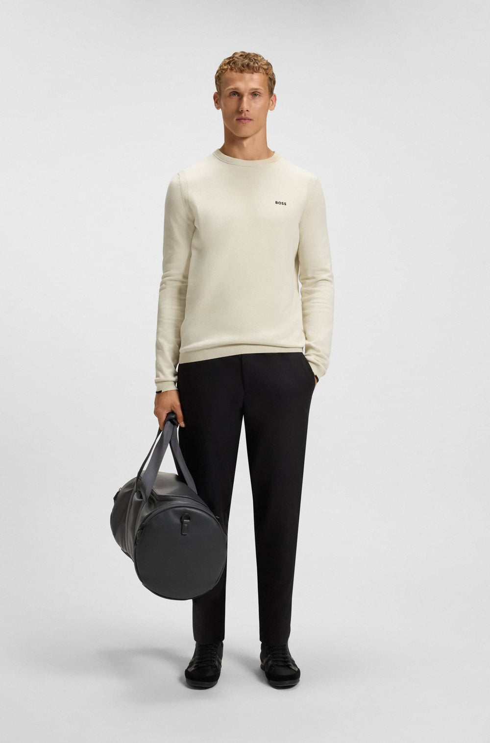 BOSS Sweaters Regular Fit - K_EVER-X CN 50541940- Concorde Fashion#color_white-131