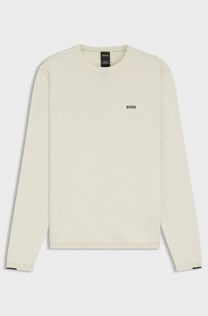 BOSS Sweaters Regular Fit - K_EVER-X CN 50541940- Concorde Fashion#color_white-131