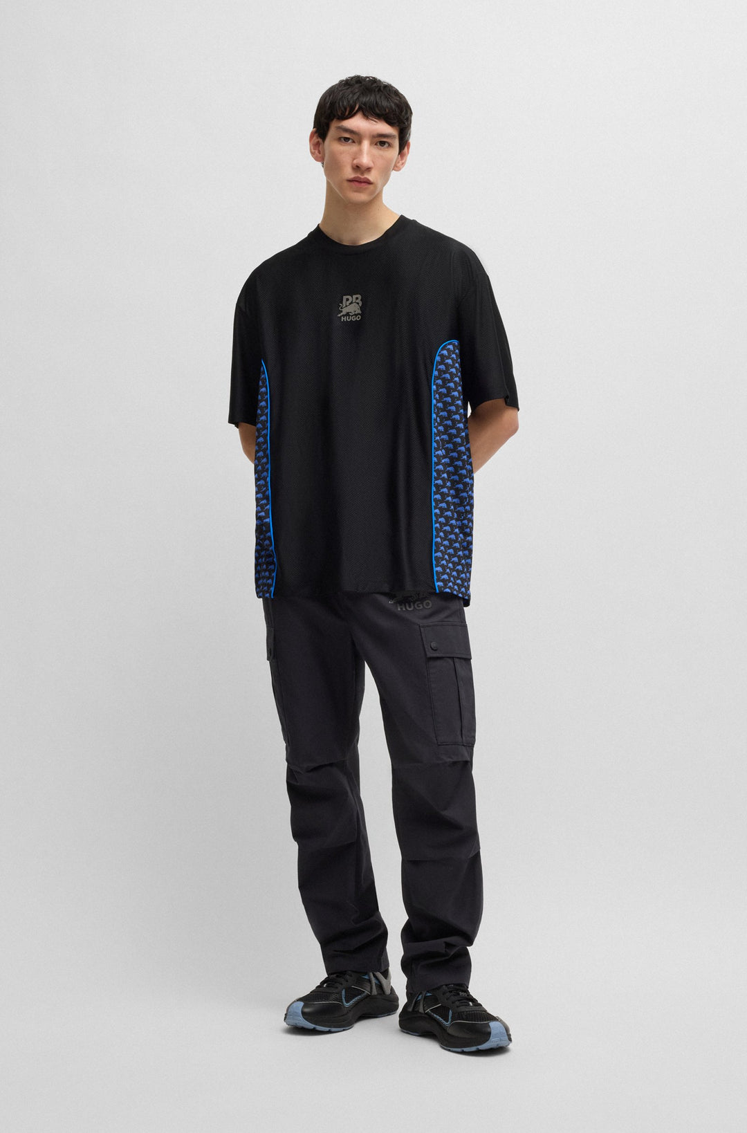 HUGO T-Shirts Oversize Fit - DINOKEY_RB 50545110- Concorde Fashion#color_black-001