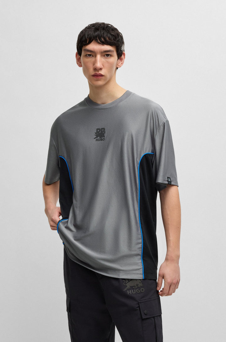 HUGO T-Shirts Oversize Fit - DINOKEY_RB 50545110- Concorde Fashion#color_grey-025