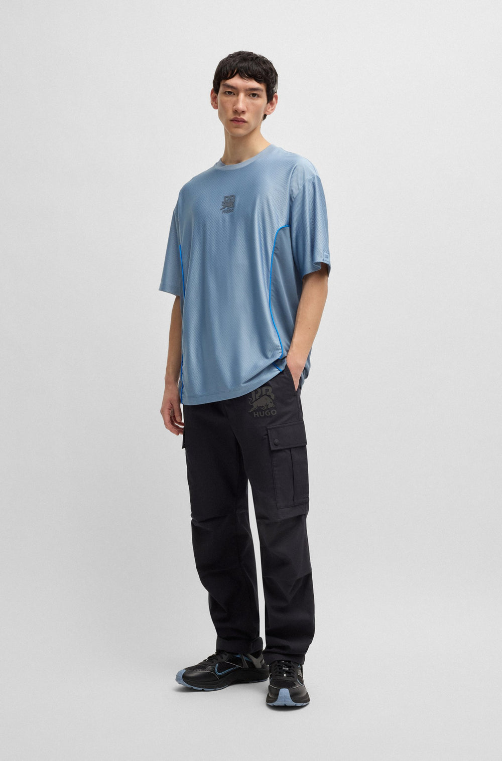 HUGO T-Shirts Oversize Fit - DINOKEY_RB 50545110- Concorde Fashion#color_blue-428