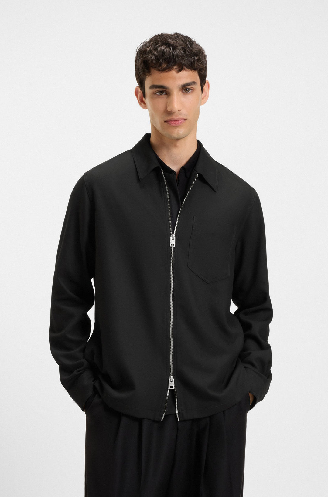 HUGO Casual Shirts Oversize Fit - ENASOZ 50549751- Concorde Fashion#color_black-001