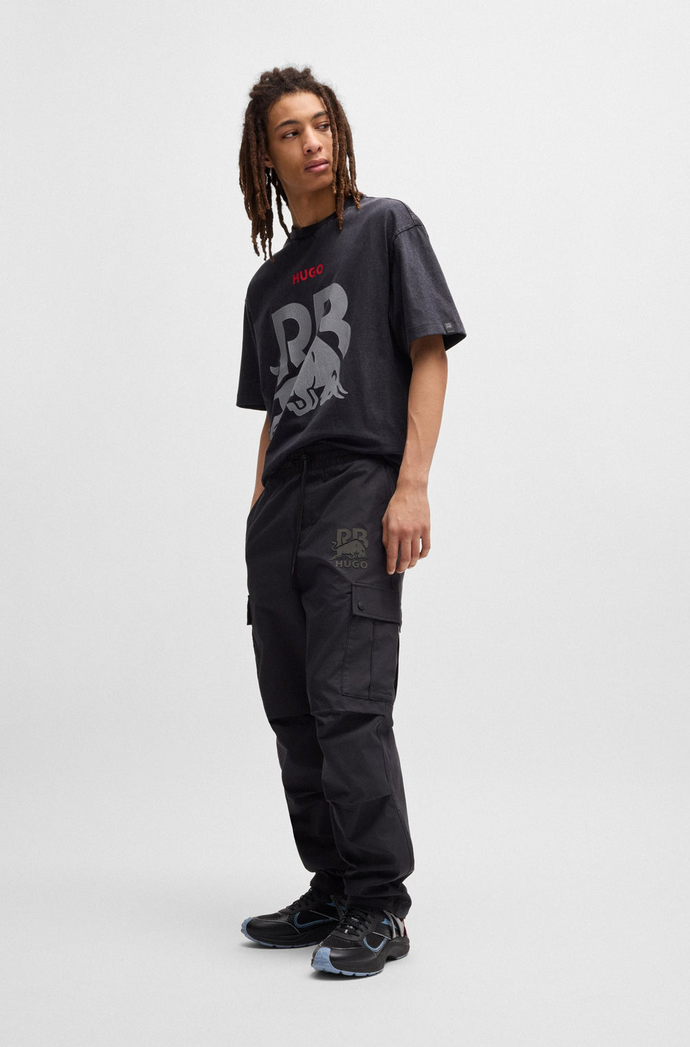 HUGO Trousers Regular Fit - GARLO_RB 50542801- Concorde Fashion#color_black-001