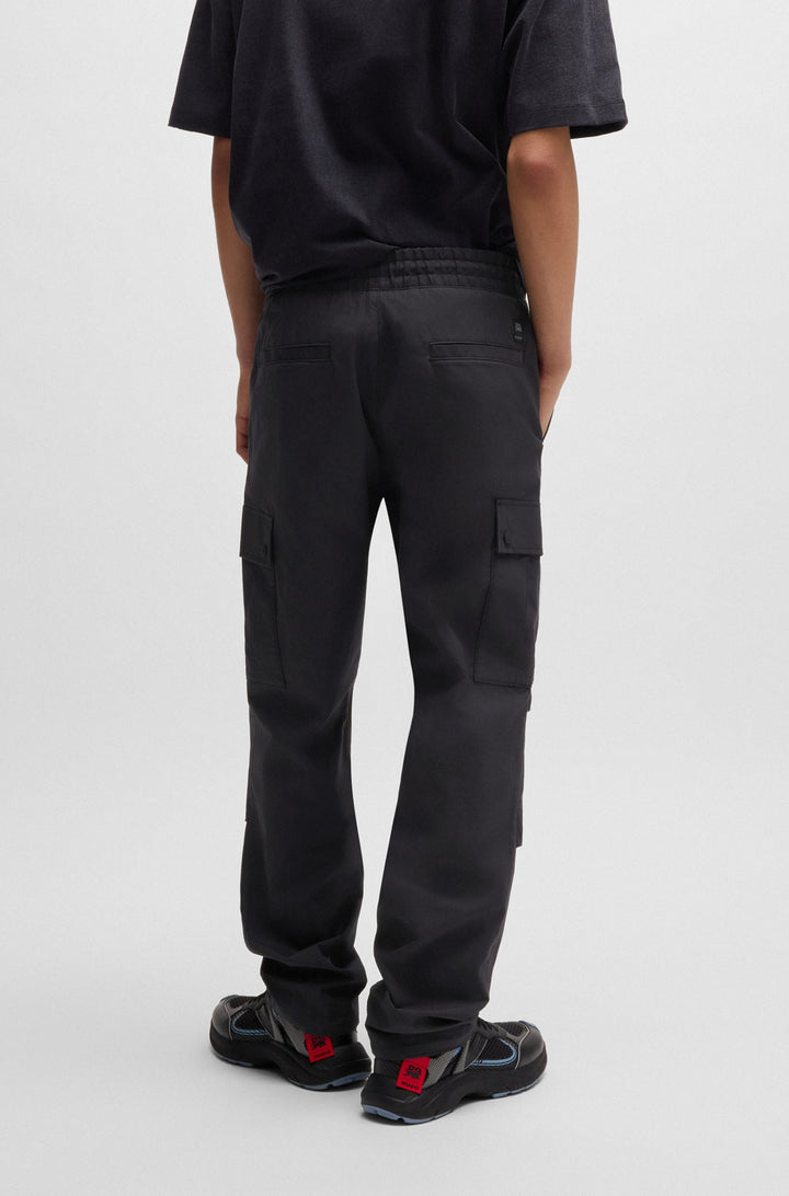 HUGO Trousers Regular Fit - GARLO_RB 50542801- Concorde Fashion#color_black-001
