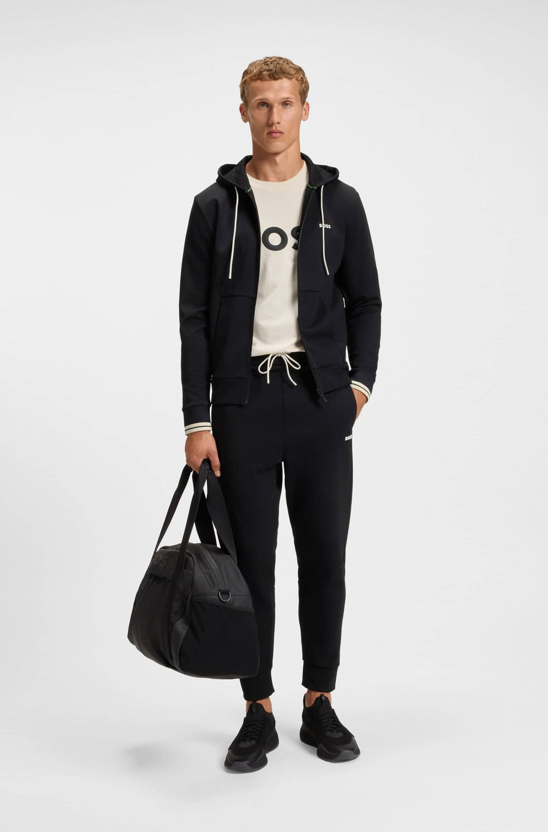 BOSS Hoodies Regular Fit - FZ HOODIE ZONE 50542974- Concorde Fashion#color_black-002